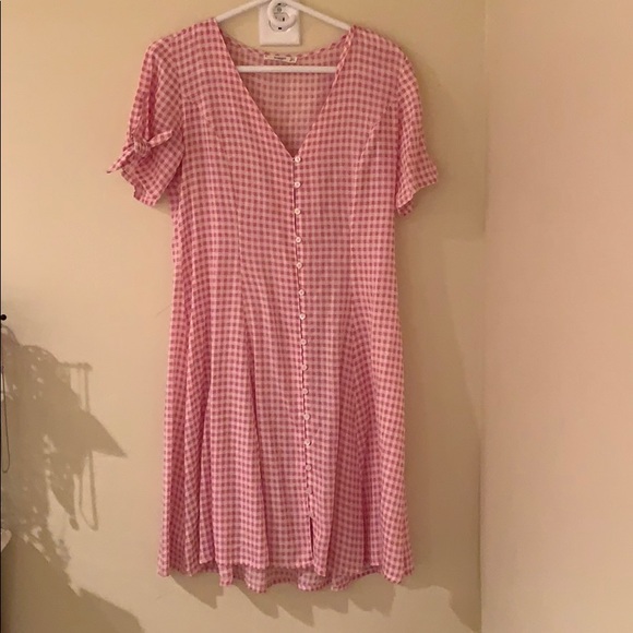 mango gingham dress